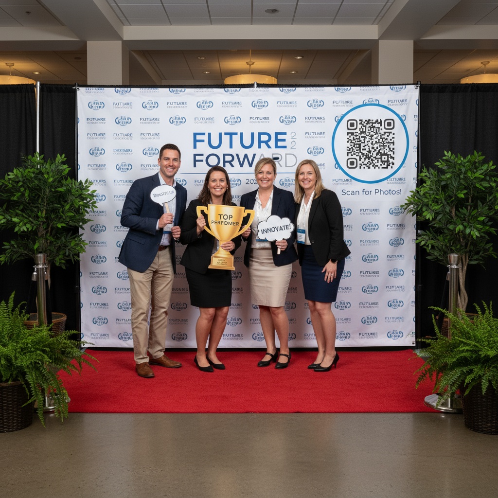 Goście wydarzenia używają smartfonów do współdzielenia zdjęć podczas świętowania