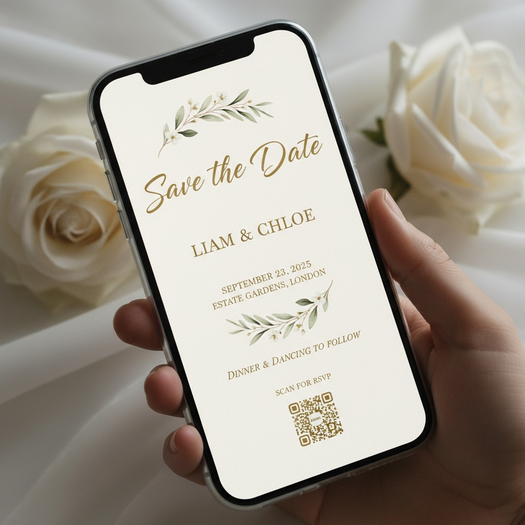 Beautiful digital invitation preview