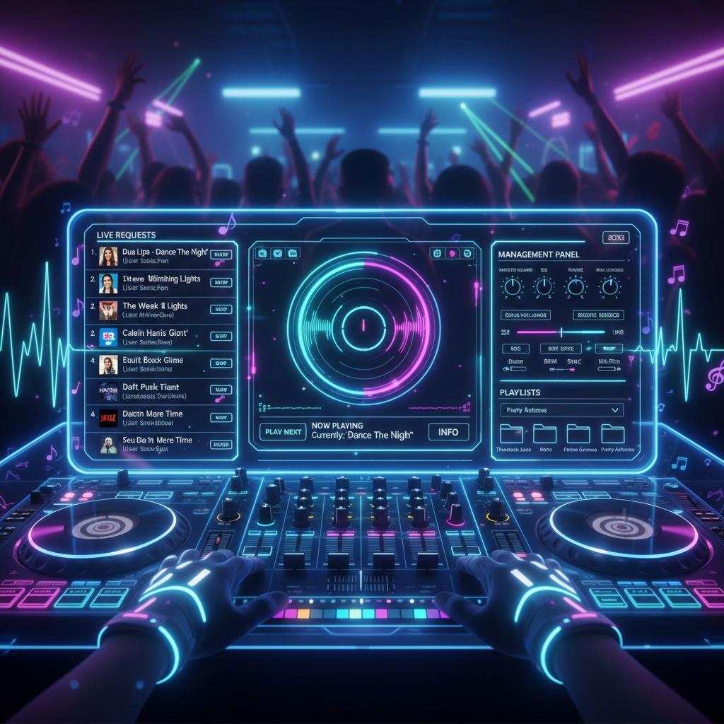 DJ managing song request queue